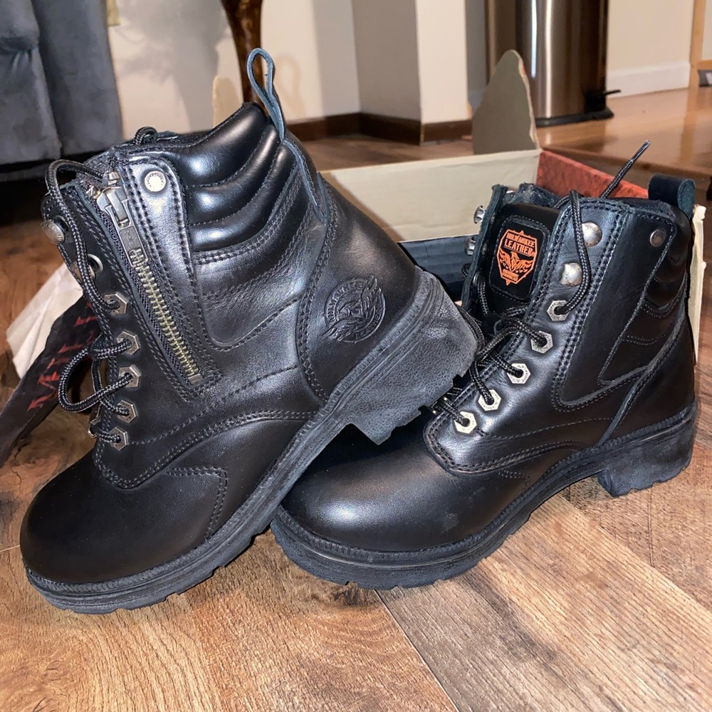 Milwaukee Leather Biker Boots